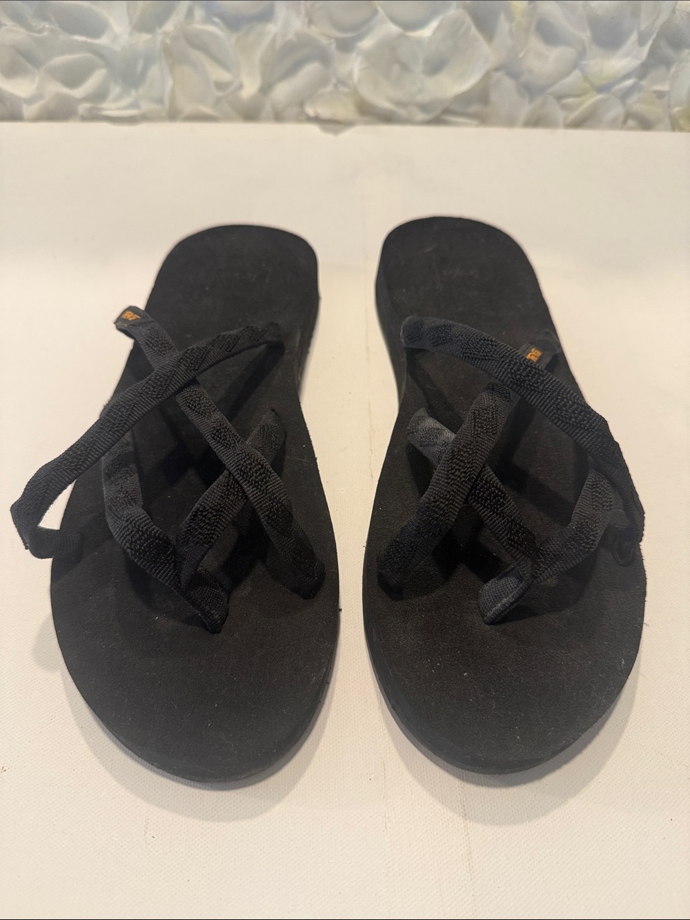 Teva Black Strappy Sandals